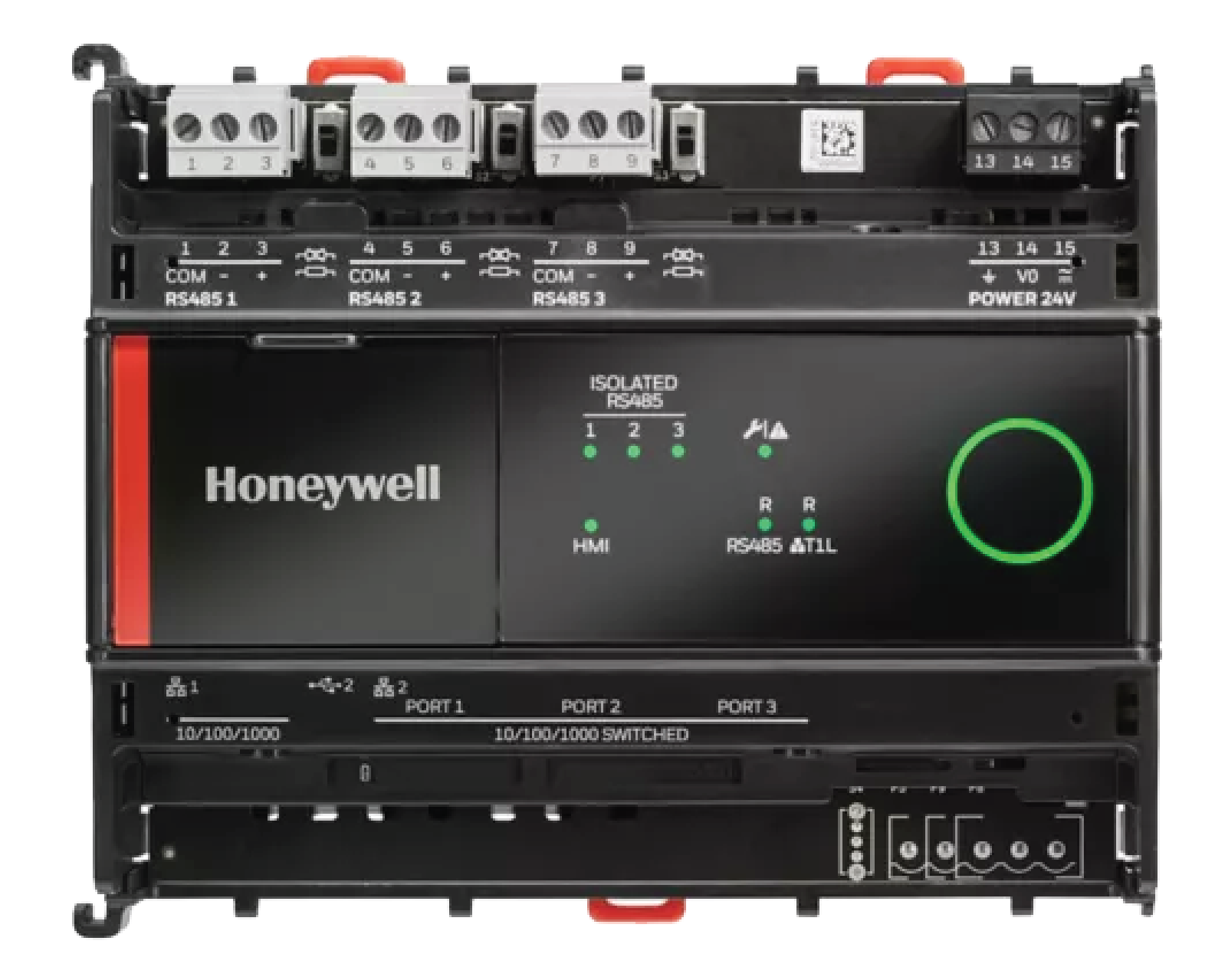 Honeywell building automation controller used by Herman Goldner Co., Inc. to deliver energy-efficient HVAC and lighting control systems for commercial and healthcare facilities.